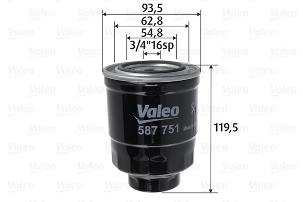 Filtru combustibil 587751 VALEO